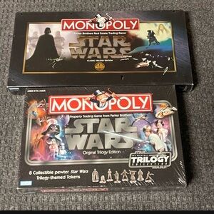 Star Wars Monopoly Trilogy Edition - Black and Red